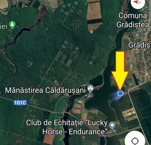 Teren agricol extravilan de 2000 mp, în Grădiștea