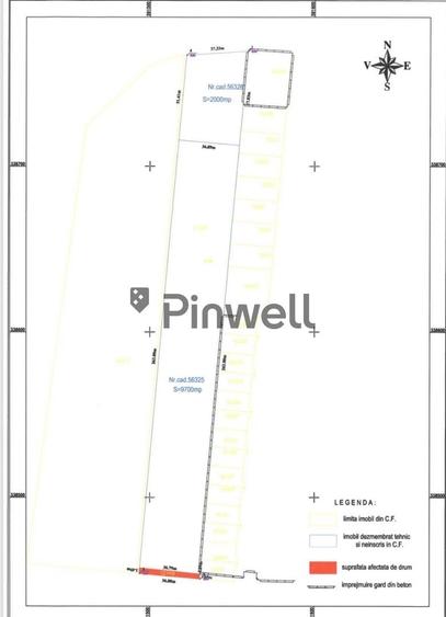 Teren Construcții intravilan de 11700 mp, în Tunari