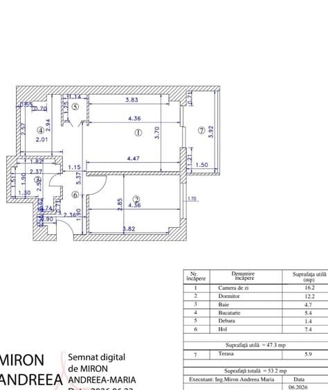 Apartament decomandat în Drumul Taberei