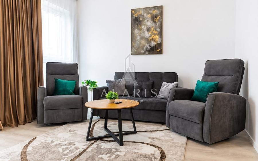 Apartament cu 2 camere semidecomandat, mobilat în Lipovei