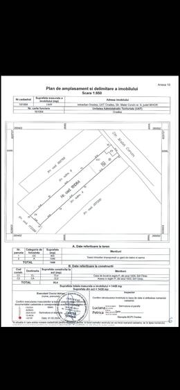 Casă cu 2 camere cu Teren 1450 Mp în Central