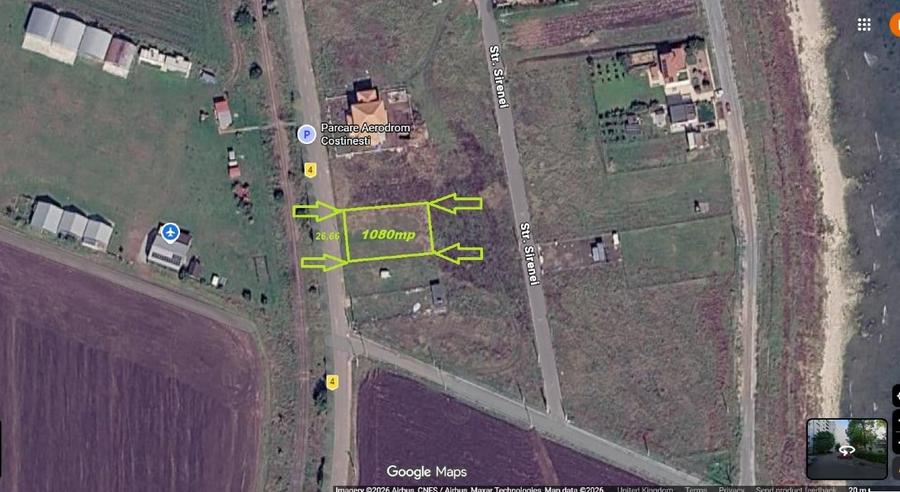 Teren Construcții intravilan de 540 mp, în Schitu