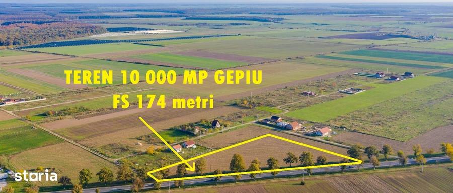 Teren de 10000 mp, în Gepiu