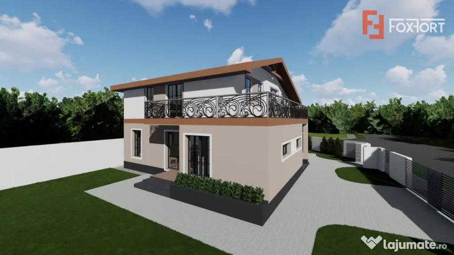 Casă cu 4 camere cu Teren 618 Mp în Giarmata