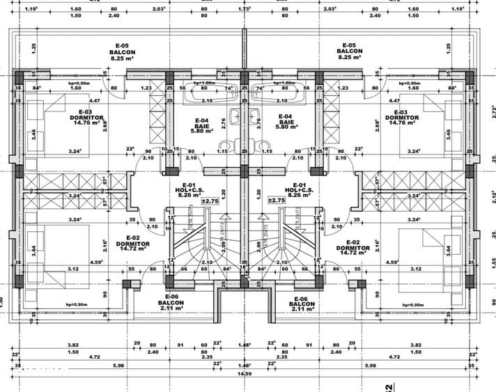 Casă cu 4 camere decomandat cu Teren 180 Mp în Brâncoveanu