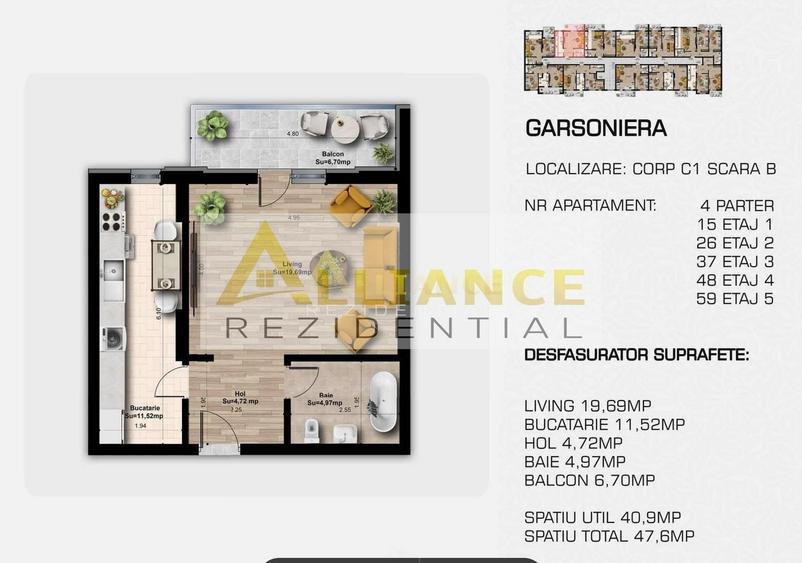 Ap 3 camere langa metrou Berceni - 15