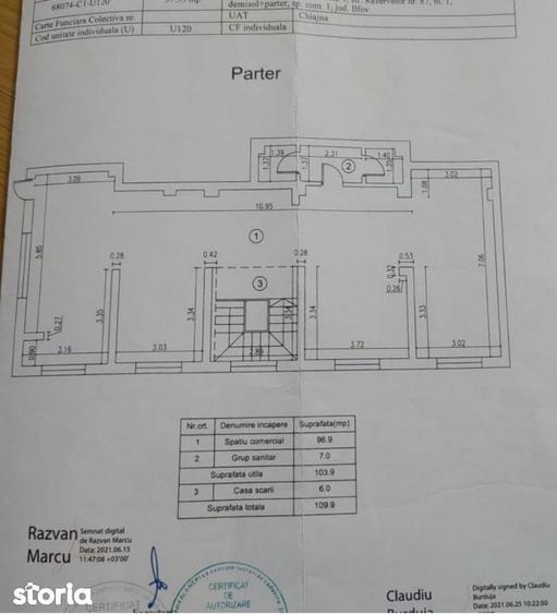 Spațiu comercial, de 215 mp, în Chiajna