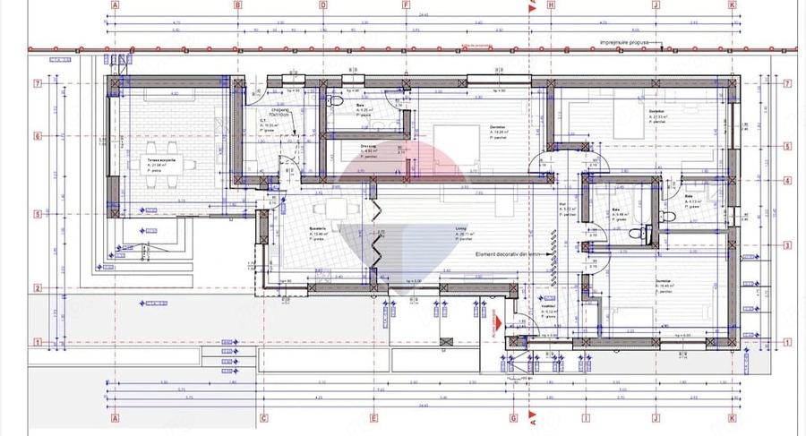 Casa noua de vanzare, plan parter, Str. Cai?ilor, Oradea - 5