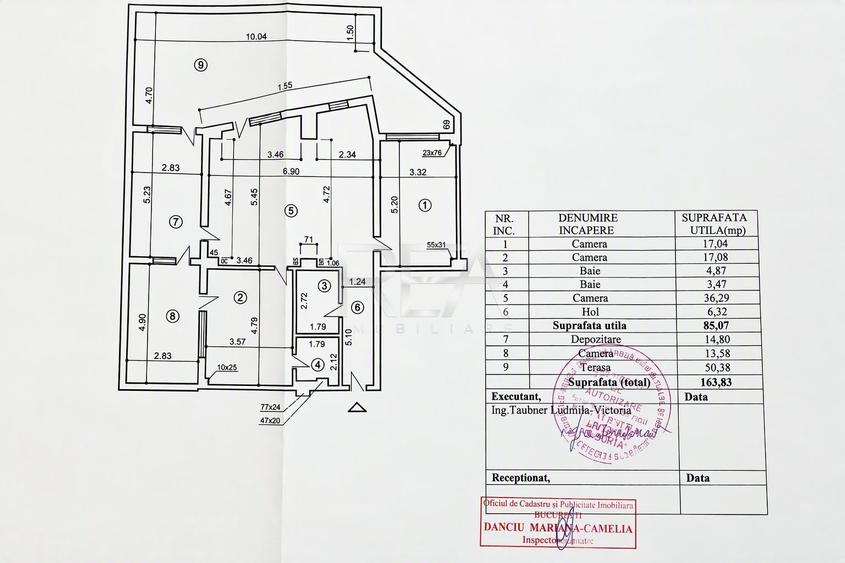 Apartament cu 3 camere semidecomandat, mobilat în Dămăroaia