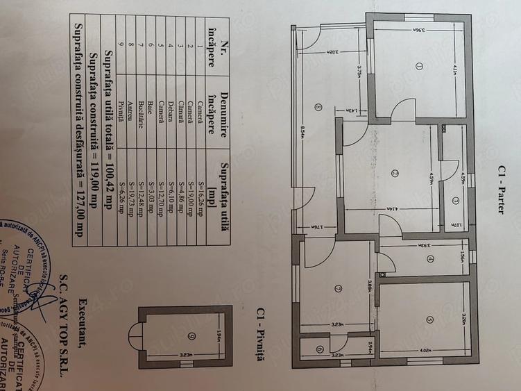 Casă cu 4 camere cu Teren 580 Mp în Central