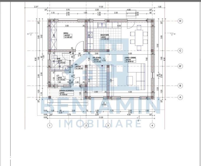 Casă cu 5 camere cu Teren 600 Mp în Sânpetru