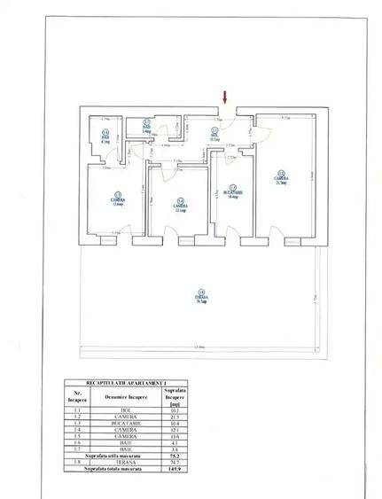 Apartament cu 3 camere decomandat, mobilat în Theodor Pallady
