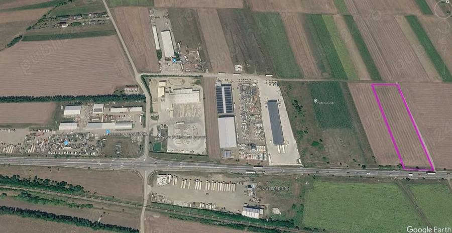 Teren de 9900 mp, în Exterior Vest