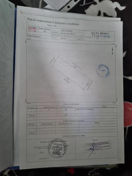 Teren de 480 mp, în Central