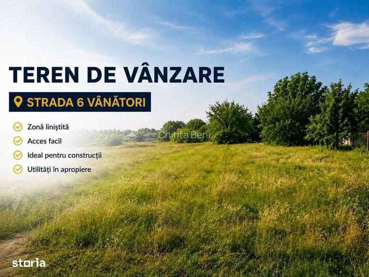 Teren intravilan 6 Vanatori 534 mp