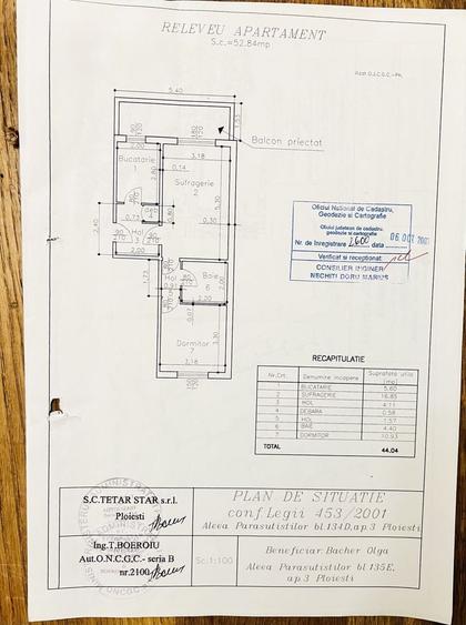 Apartament cu 2 camere semidecomandat în Paltiniș