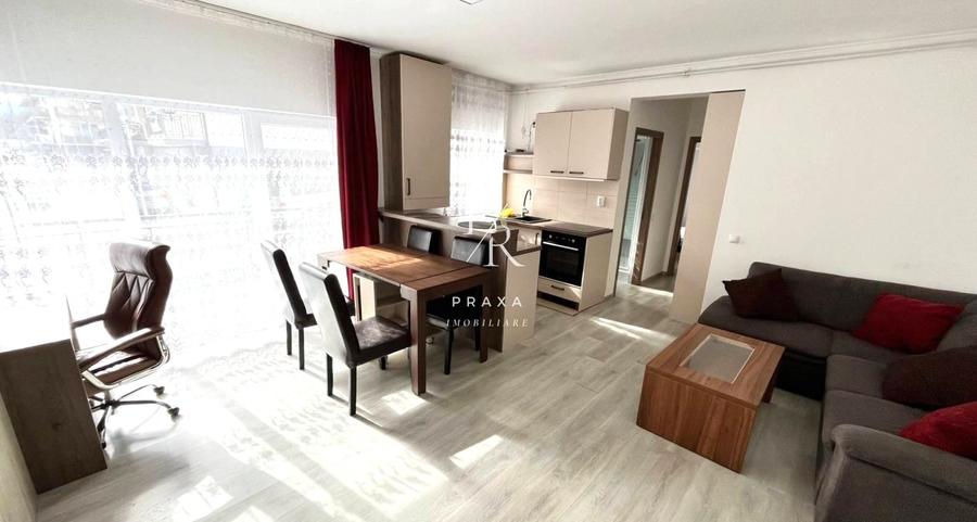 Apartament cu 2 camere semidecomandat, mobilat în Florești