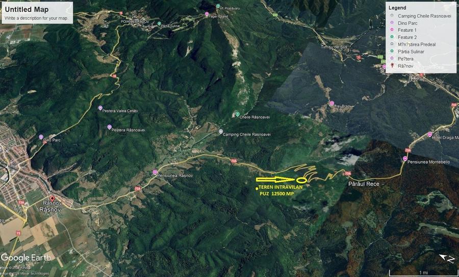 Teren Construcții intravilan de 13000 mp, în Râșnov Romacril
