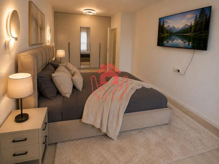 Apartament cu 2 camere decomandat, mobilat în Băneasa