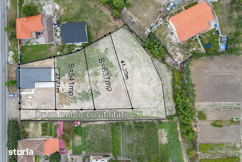 Teren de 541 mp, în Sânmihaiu Român