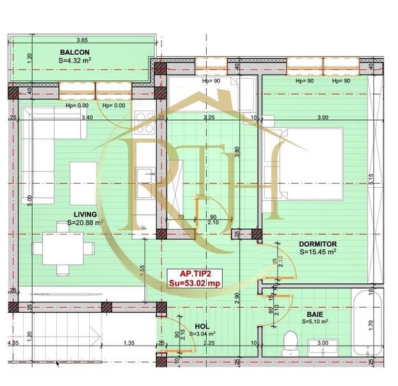Oferim spre vanzare apartamente cu 2 camere, 0% Comision, Giroc - 19