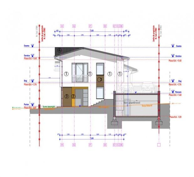Casă cu 4 camere cu Teren 350 Mp în Apahida