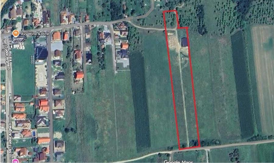 Teren de 700 mp, în Exterior Vest