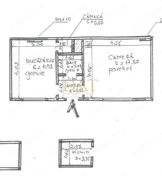 Apartament 2 camere | curte proprie și terasă | Strada Paris - 8