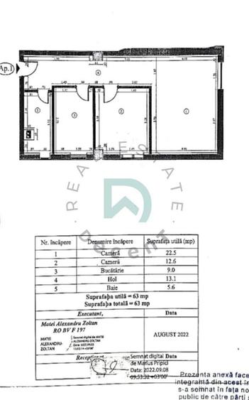 Apartament cu 2 camere decomandat în Bunloc