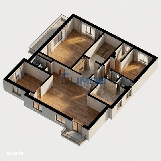 Apartament cu 4 camere în Tei