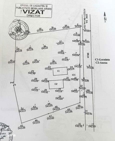 Teren de 10934 mp, în Morărești