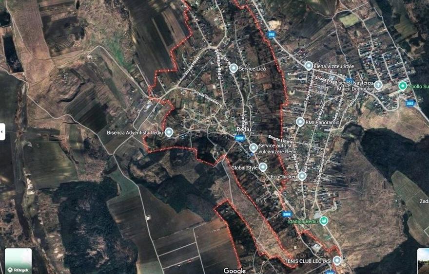 Teren Construcții intravilan de 2000 mp, în Rediu