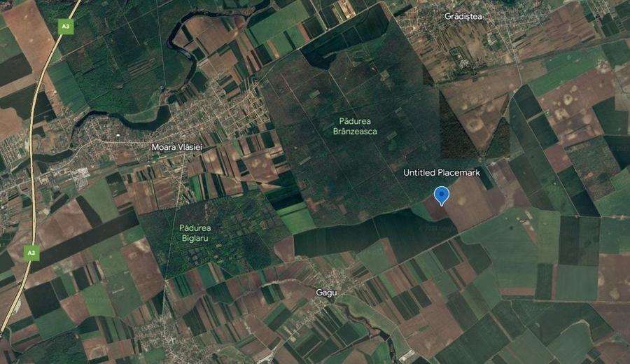 Teren agricol extravilan de 21000 mp, în Moara Vlăsiei