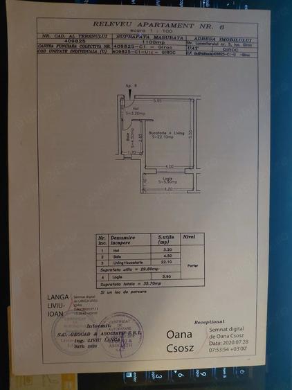Garsonieră decomandată în Giroc