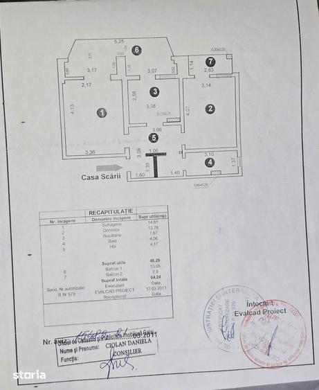 Apartament cu 2 camere în Micro 14