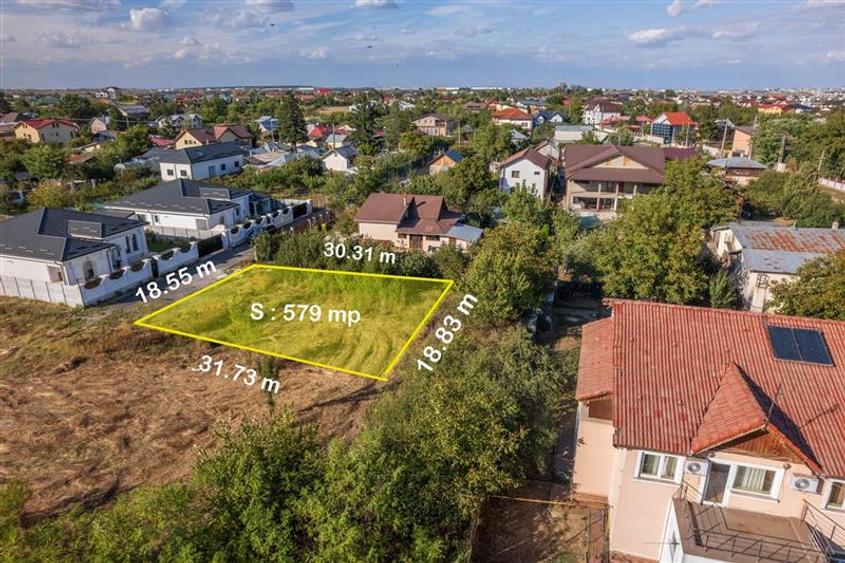 Teren Construcții intravilan de 579 mp, în Prelungirea Ghencea