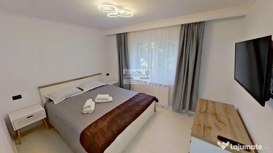 Apartament cu 2 camere semidecomandat, mobilat în Central