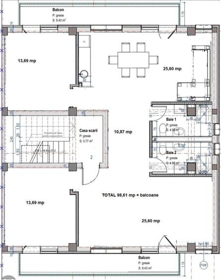 Birou, de 98.610000610352 mp, în Complex Studențesc