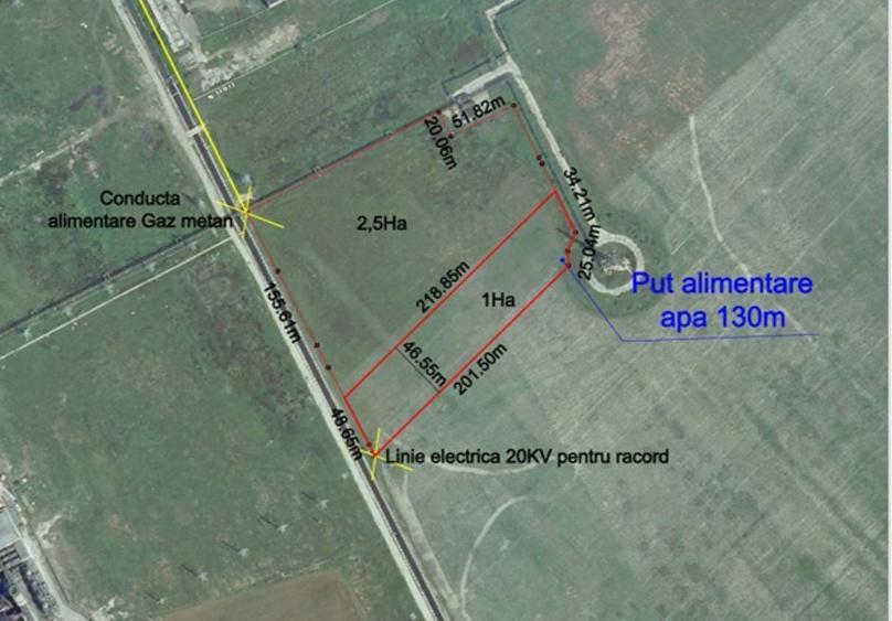 Teren Construcții intravilan de 35000 mp, în Oarja