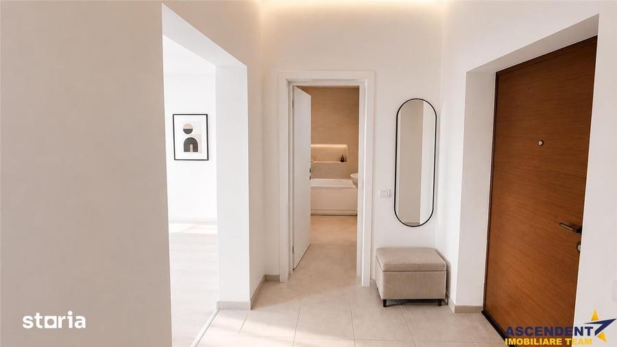 Apartament cu 2 camere, mobilat în Sânpetru