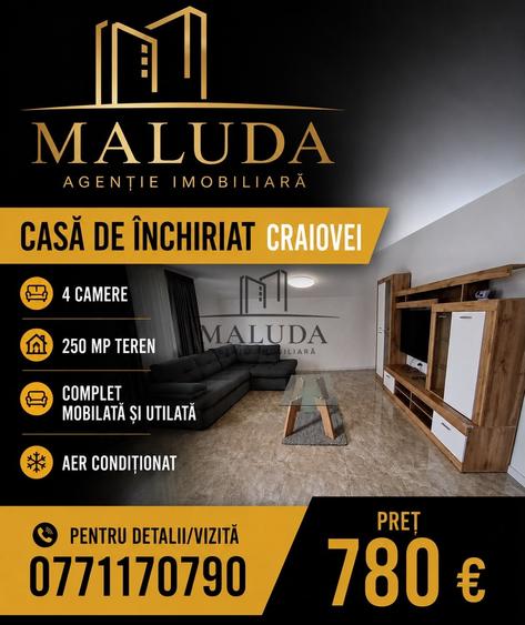 Casă individuală cu 4 camere cu Canalizare în Craiovei