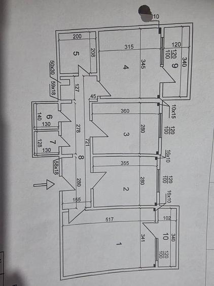 Apartament cu 3 camere decomandat în Titan