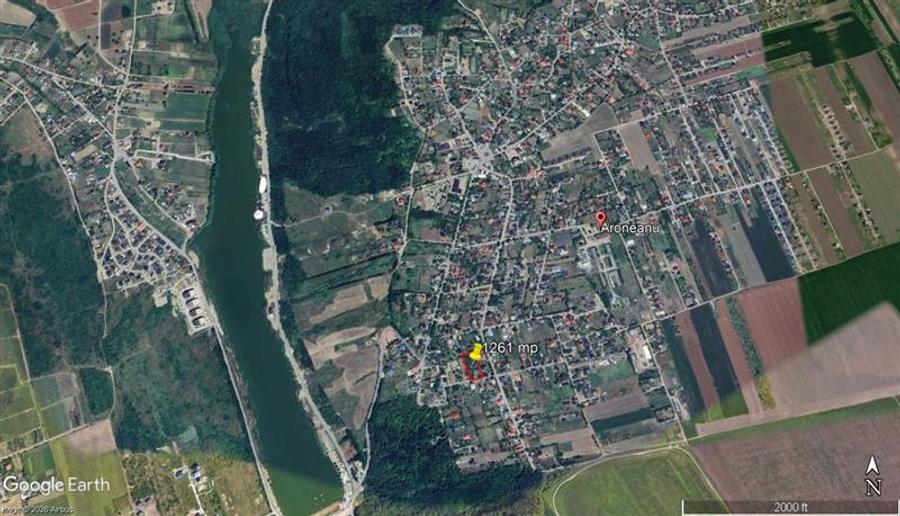 Teren intravilan de 1261 mp, în Aeroport