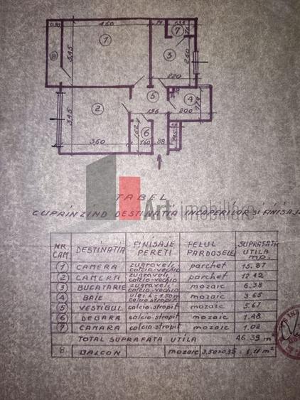 Apartament cu 2 camere decomandat, mobilat în Giurgiului