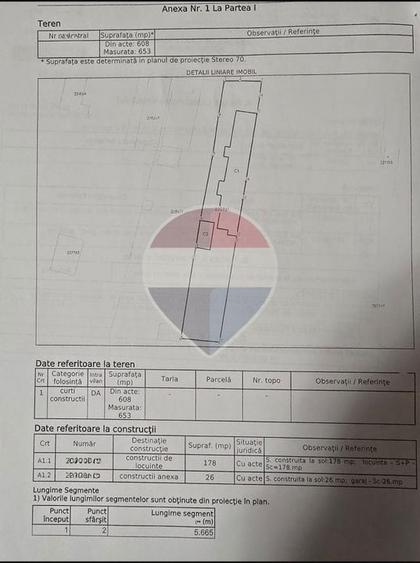 Casă individuală cu 5 camere cu Teren 653 Mp în Central