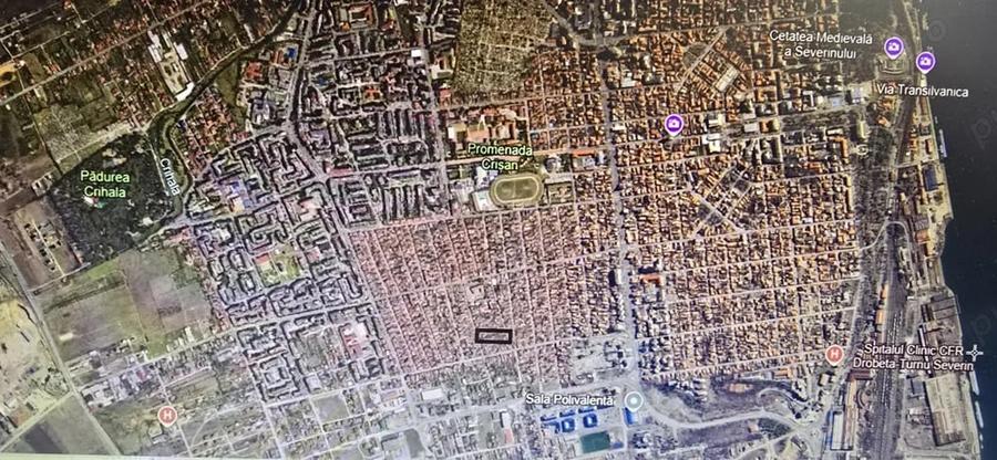 Teren de 613 mp, în Central