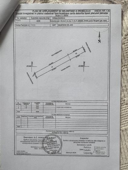 Teren de 24400 mp, în Exterior Vest