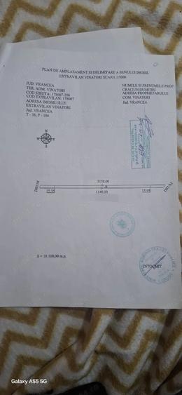 Teren de 18100 mp, în Mirceștii Noi