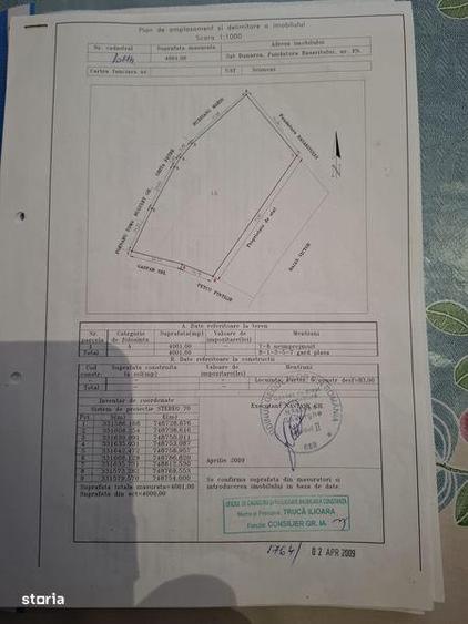 Teren de 4000 mp, în Seimeni