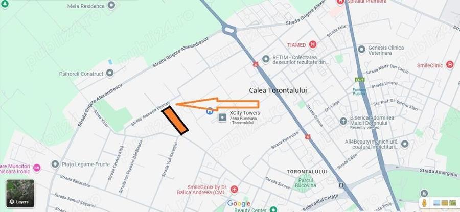 Proprietar vand teren 5750mp Calea Torontalului, langa Vox - 3